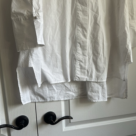 WHO WHAT WHERE collarless blouse - Picture 3 of 4